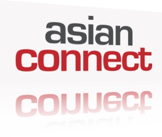 Das Logo des Wettanbieters AsianConnect in Perspektive