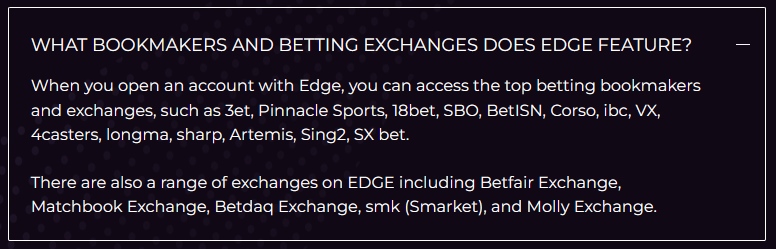 Welche Exchanges sind verfügbar?