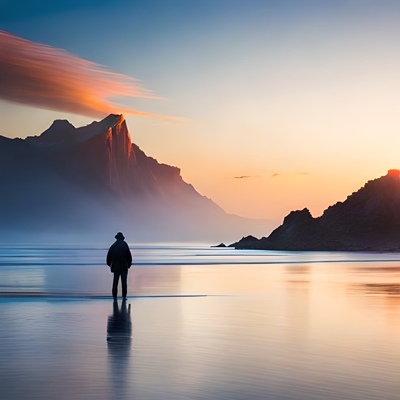 Eine wunderschöne fremde Landschaft