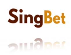 Das Logo von Singbet in Perspektive