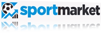 Das Logo des Brokers SportMarket in Perspektive